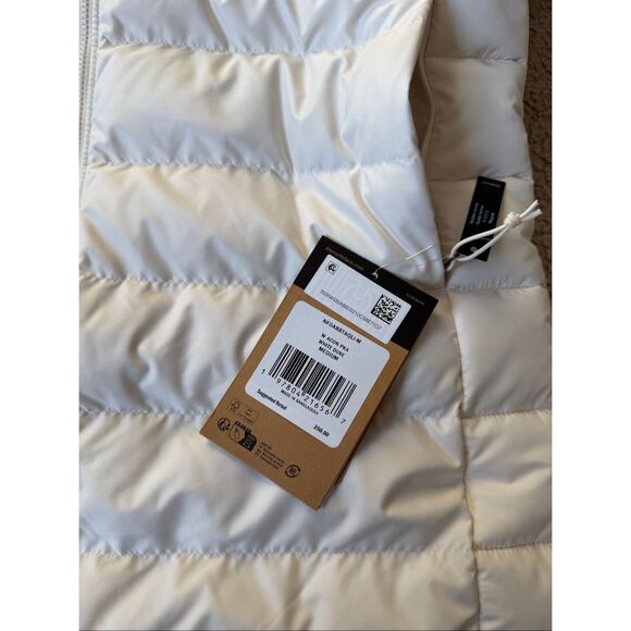 North Face Parka Aconcagua NEW Hooded Down Fill White Dune Women’s size Medium - Picture 11 of 14